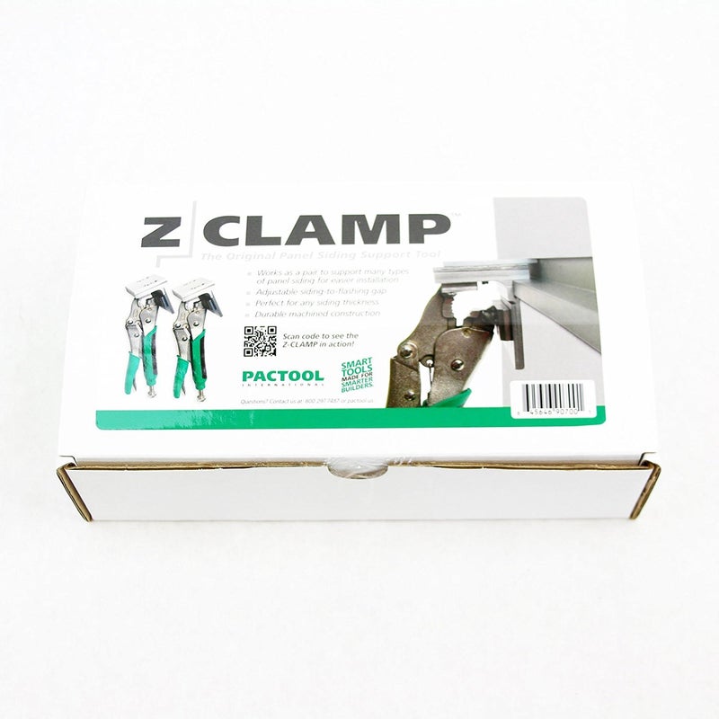 PacTool SA907 Adjustable Z-Clamp Panel Siding Installation Tool - Contractor Grade Siding Tools, Green - Image 4